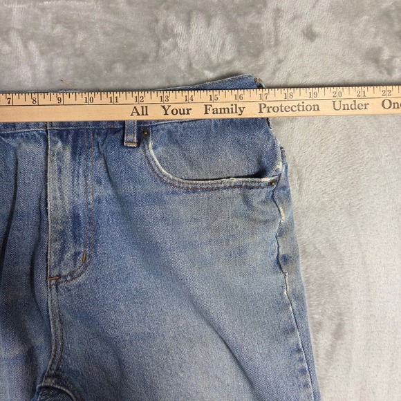 Guide Gear Mens Jeans 36x32 Distressed Denim Relaxed Fit Chore Workwear Grunge - Picture 2 of 7